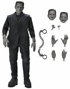 Universal Monsters - 7" Scale Action Figure - Ultimate Frankenstein's Monster (Black & White) IN STOCK